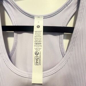 NWT Lululemon Ebb to Street Ribbed Cropped Tank Size 2